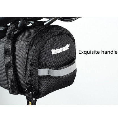 Rhinowalk Borsa da coda per bicicletta ultraleggera Borsa da sella Borsa per attrezzi per camera d'aria Borsa da ciclismo per mountain bike, Rhinowalk Saddle Bag