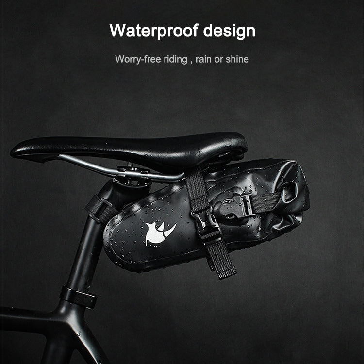 borsa-da-sella-per-bicicletta-rhinowalk-borsa-da-sella-per-bicicletta-impermeabile-borsa-per-sedile-posteriore-per-mountain-bike-borsa-da-equitazione-tf550 - immagine 7