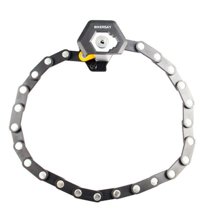 bikersay-bk001-lucchetto-pieghevole-per-bicicletta-antifurto-antitaglio-blocco-per-hamburger-per-mountain-bike-bikersay-bk001 - immagine 3