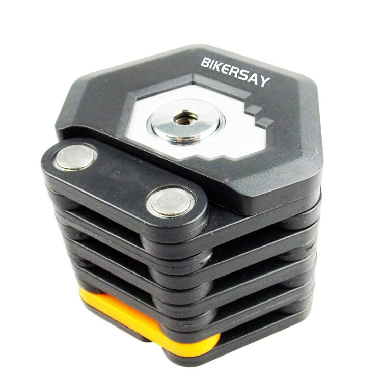 bikersay-bk001-lucchetto-pieghevole-per-bicicletta-antifurto-antitaglio-blocco-per-hamburger-per-mountain-bike-bikersay-bk001 - immagine 4