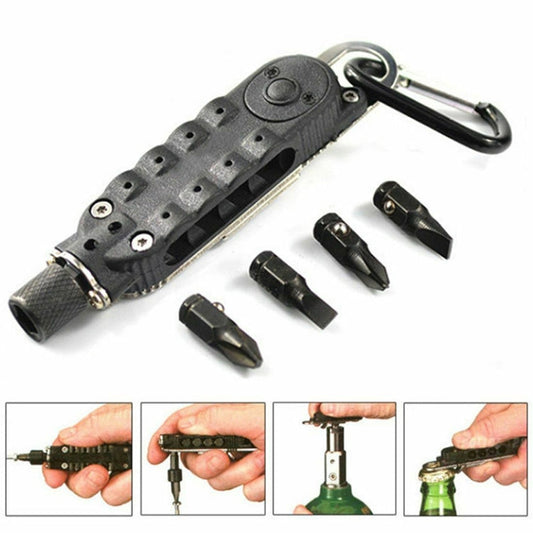 Mini strumento combinato multifunzionale portatile Cacciavite magico Apribottiglie cacciavite multifunzionale, Screwdriver Bottle Opener