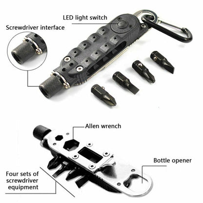 Mini strumento combinato multifunzionale portatile Cacciavite magico Apribottiglie cacciavite multifunzionale, Screwdriver Bottle Opener