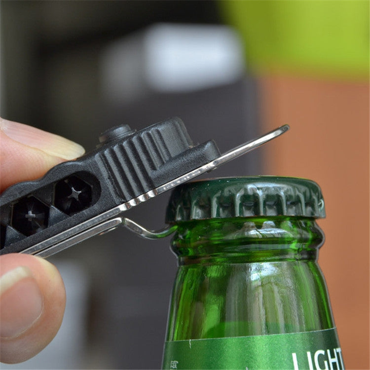Mini strumento combinato multifunzionale portatile Cacciavite magico Apribottiglie cacciavite multifunzionale, Screwdriver Bottle Opener