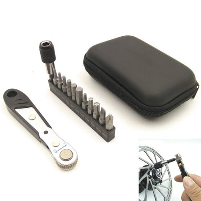 Set di strumenti di riparazione combinati per mini chiavi a cricchetto da 36 denti per mountain bike