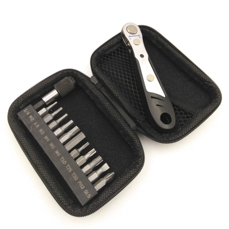 Set di strumenti di riparazione combinati per mini chiavi a cricchetto da 36 denti per mountain bike