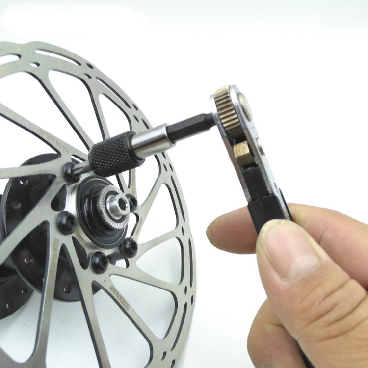 Set di strumenti di riparazione combinati per mini chiavi a cricchetto da 36 denti per mountain bike