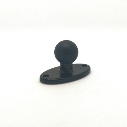 Staffa fissa con testa a sfera Accessori fissi per moto Adattatore per staffa per telefono cellulare con testa fissa da 1 pollice, Phone Bracket Adapter