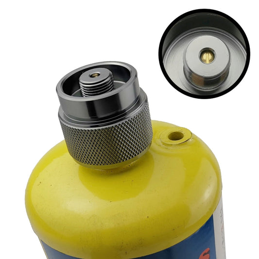 adattatore-per-serbatoio-gas-propano-camping-2-pezzi-convertitore - immagine 1
