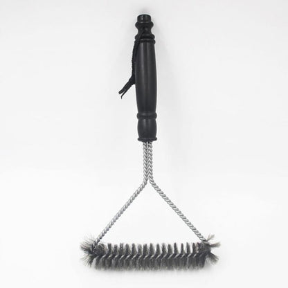 Spazzole per pulizia con setole in filo di acciaio inossidabile da 12 pollici con manico, 12 inch