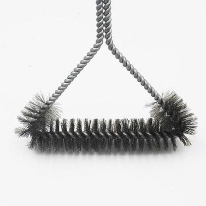 Spazzole per pulizia con setole in filo di acciaio inossidabile da 12 pollici con manico, 12 inch