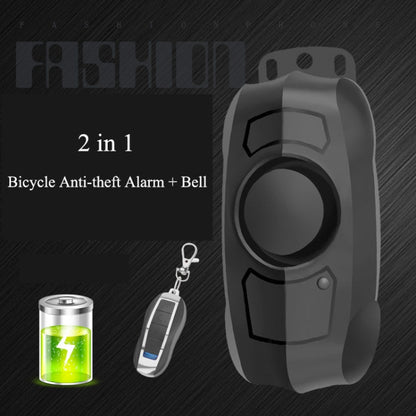 blocco-bicicletta-antifurto-anti-smarrimento-sensore-rilevatore-allarme-vibrazioni-telecomando-wireless-ricarica-usb - immagine 1