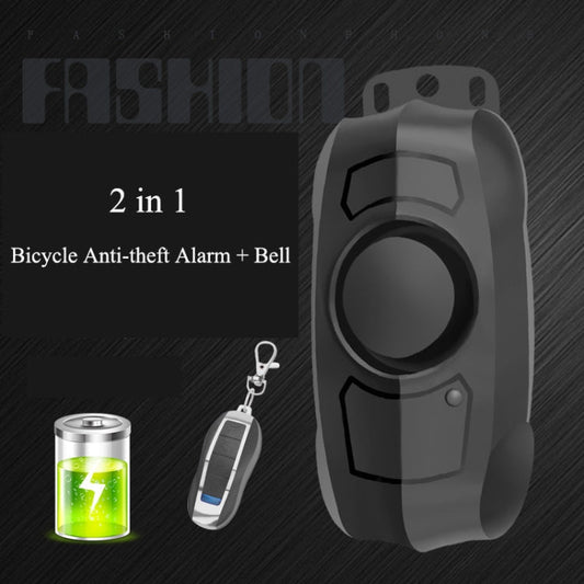 blocco-bicicletta-antifurto-anti-smarrimento-sensore-rilevatore-allarme-vibrazioni-telecomando-wireless-ricarica-usb - immagine 1