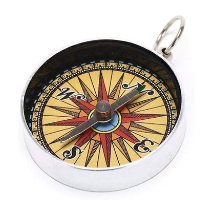 bussola-da-campeggio-portatile-per-esterni-bussola-appesa-zaino-escursionismo-strumenti-di-sopravvivenza-con-portachiavi-10pcs - immagine 2