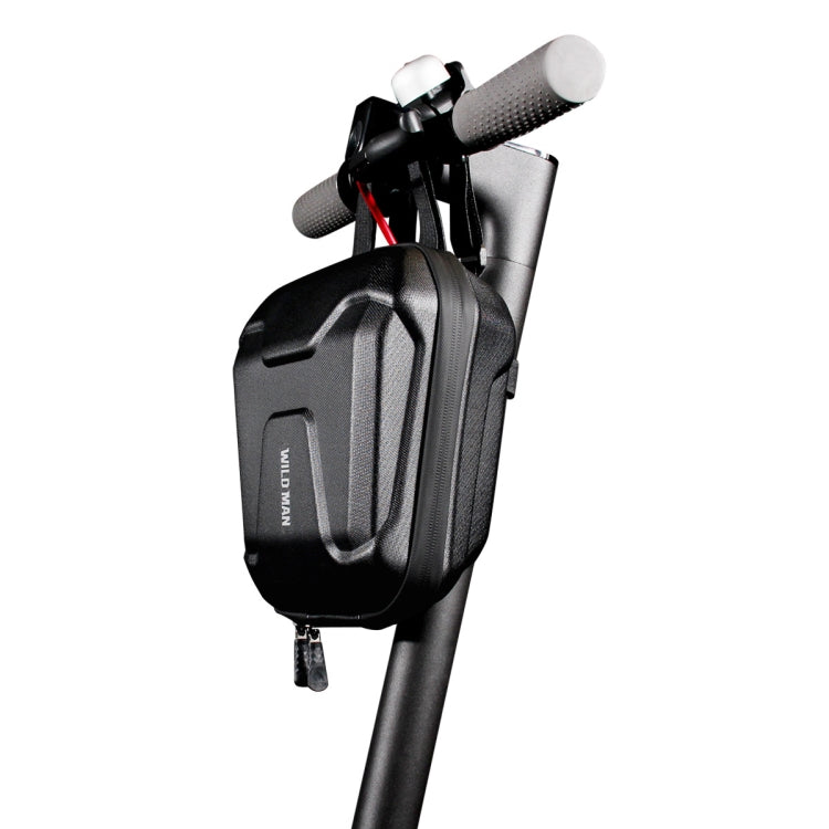 Wild Man Ts9 per scooter/bicicletta Borsa anteriore universale impermeabile in PU + guscio rigido in Eva con avviso riflettente, capacità: 2,5 l