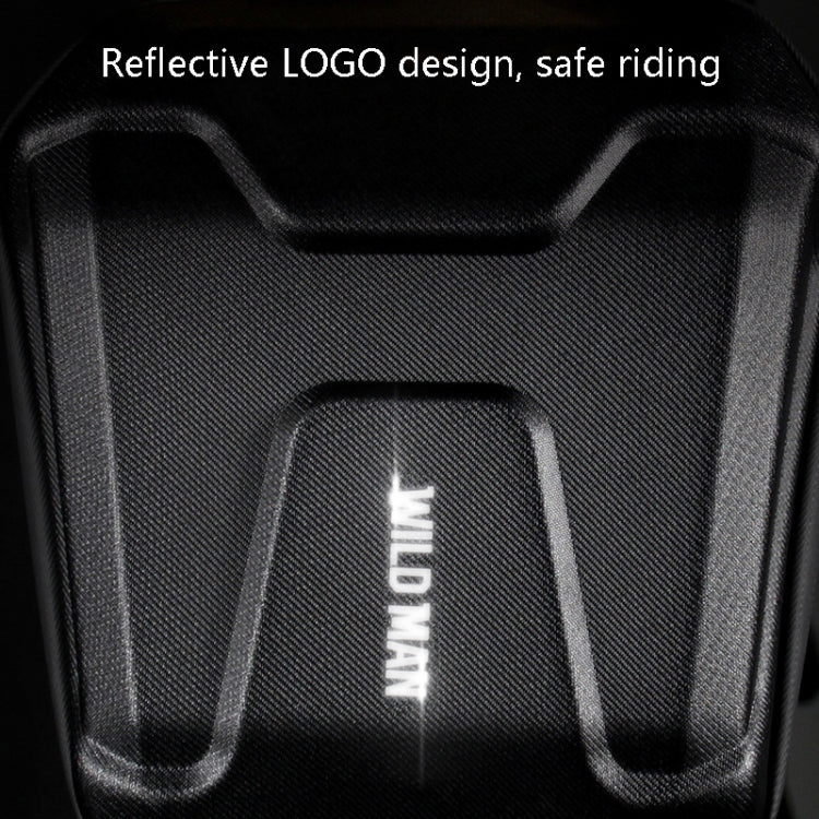 Wild Man Ts9 per scooter/bicicletta Borsa anteriore universale impermeabile in PU + guscio rigido in Eva con avviso riflettente, capacità: 2,5 l