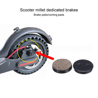 Pezzi di Ricambio: 3 Pastiglie Freno a Disco in Metallo per Scooter