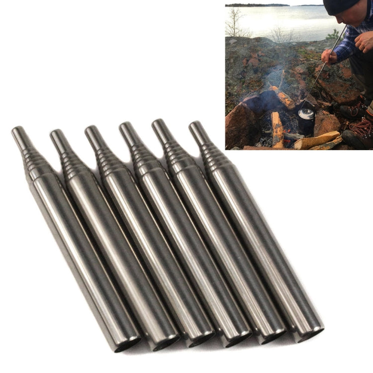 camping-survival-blow-fire-tube-emergenza-fuoco-avviamento-cerbottana-retrattile-8-sections - immagine 2