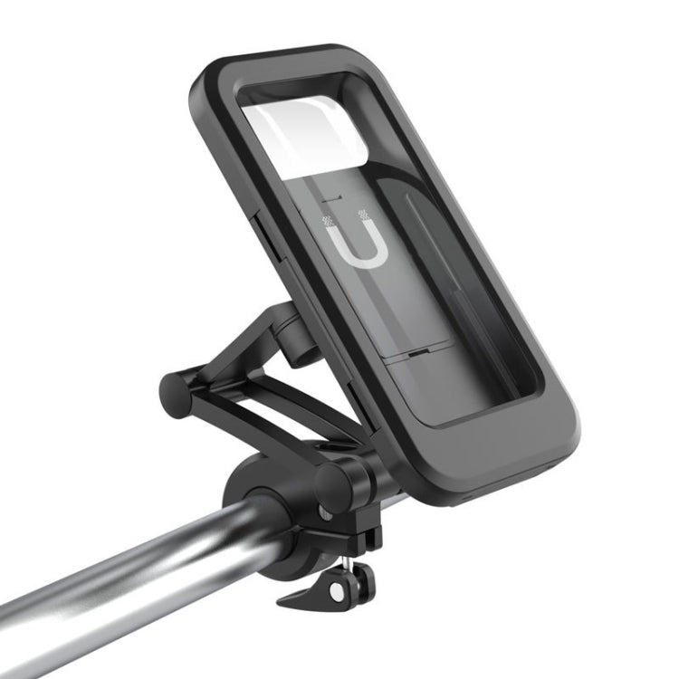 Staffa per telefono cellulare specchietto retrovisore per moto Staffa per telefono cellulare per locomotiva Staffa impermeabile per maniglia per bicicletta, Waterproof Bracket