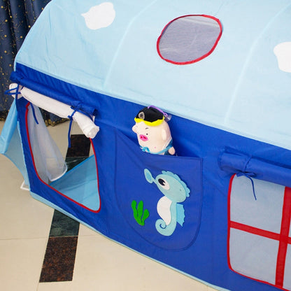 Tenda da letto per bambini Tunnel Boy Play House Letto da principessa