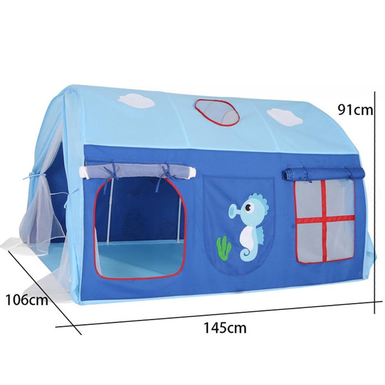 Tenda da letto per bambini Tunnel Boy Play House Letto da principessa