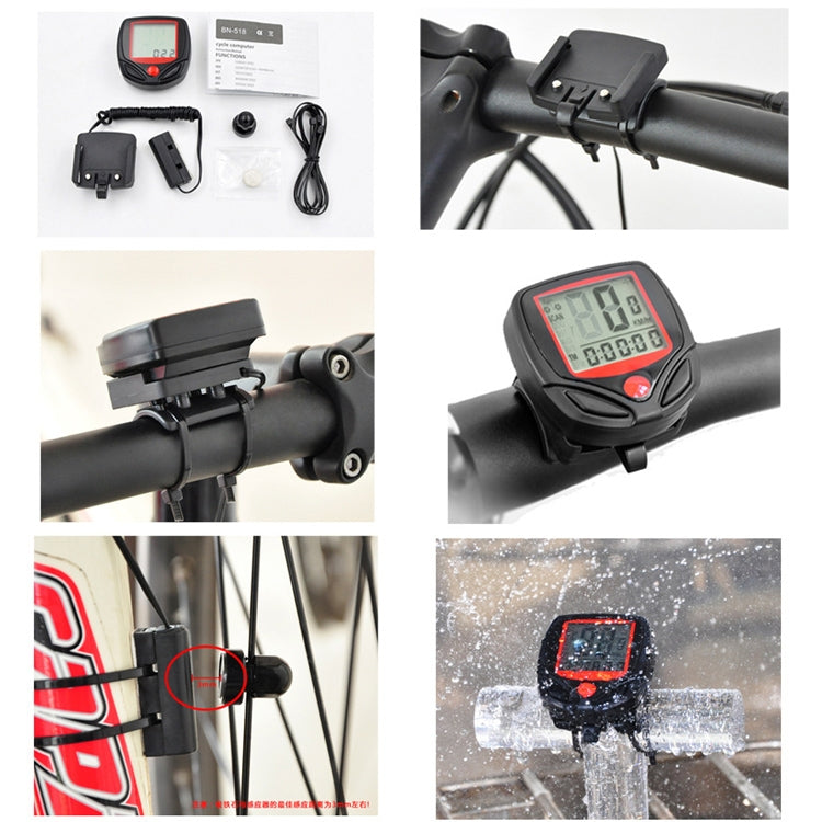 Tabella Codici Tachimetro Contachilometri per Bicicletta YS268A - 2