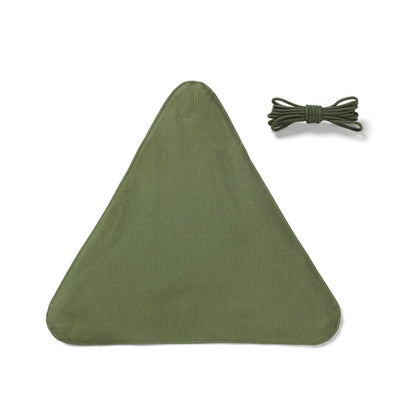 Panno per sgabello triangolare portatile in tela impermeabile da campeggio all'aperto