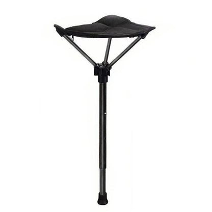 Sgabello pieghevole per esterni Sedile per accodamento portatile Pesca Mazza Sgabello pieghevole telescopico, Folding Stool