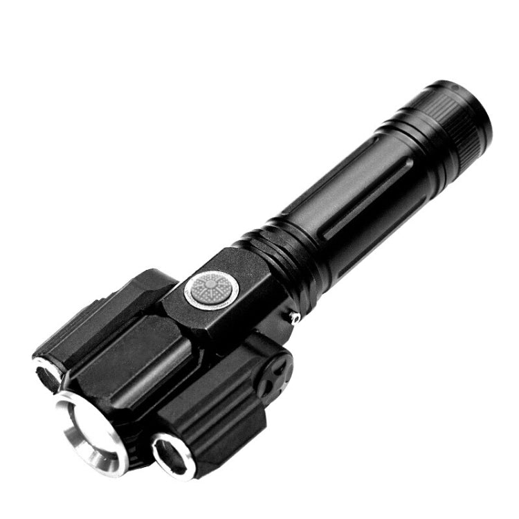 bg-1901-bicicletta-usb-ricarica-altoparlante-lampada-frontale-attrezzatura-da-ciclismo-multifunzione-3-lamp-riding-flashlight - immagine 2