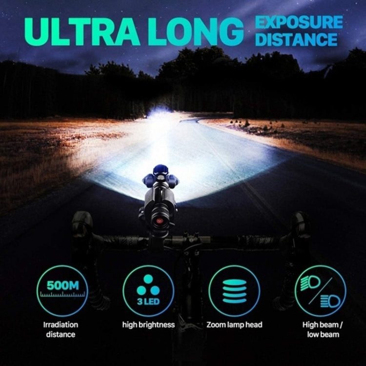bg-1901-bicicletta-usb-ricarica-altoparlante-lampada-frontale-attrezzatura-da-ciclismo-multifunzione-3-lamp-riding-flashlight - immagine 11