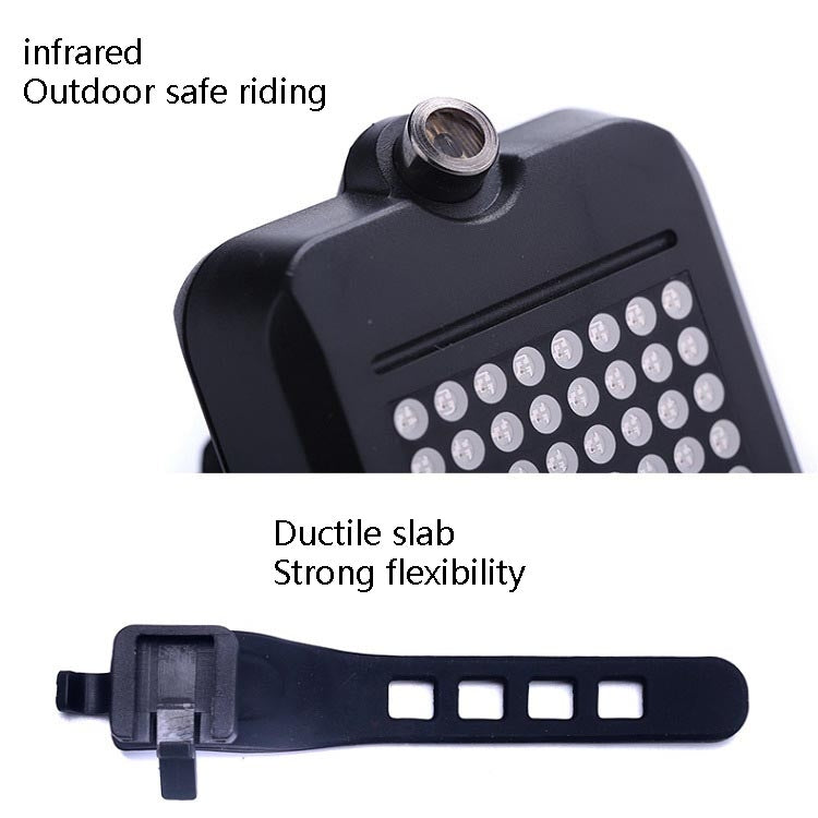 Fanale Posteriore Ricaricabile USB per Bicicletta - Luce di Sicurezza