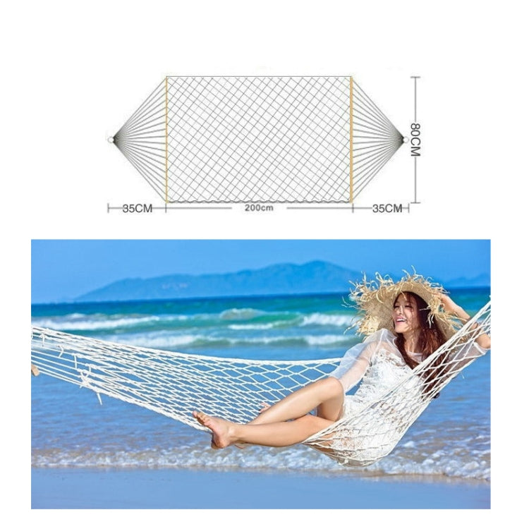amaca-in-rete-per-esterni-in-cotone-con-struttura-in-legno - immagine 6