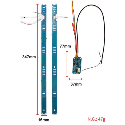 Scooter elettrico BMS Board + kit striscia laterale per Xiaomi Mijia M365 Pro, BMS Board + Side Strip