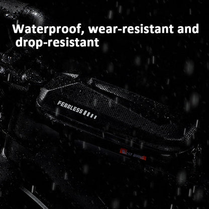 West Biking Borsa anteriore per bicicletta con guscio rigido in EVA Mountain Road Bike Borsa per trave anteriore Equipaggiamento per l'equitazione, West Biking EVA Front Beam Bag