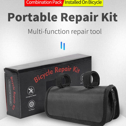 Kit di riparazione per biciclette Set di riparazione Bicicletta Mountain Road Strumento per pneumatici Pompa Equipaggiamento per la guida