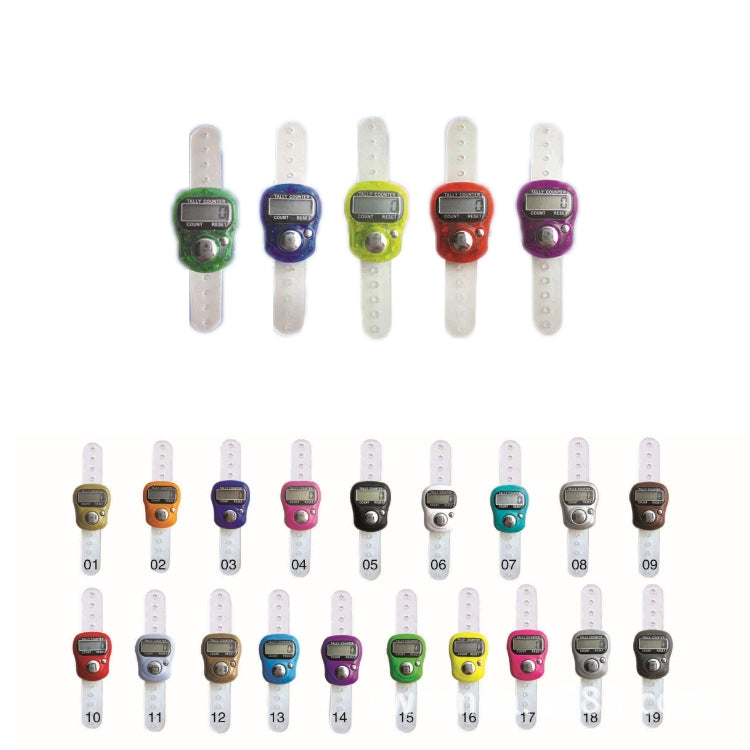 contatore-elettronico-da-10-pezzi-in-plastica-con-contatore-manuale-ad-anello-consegna-a-colori-casuale-10pcs-random-colour - immagine 2