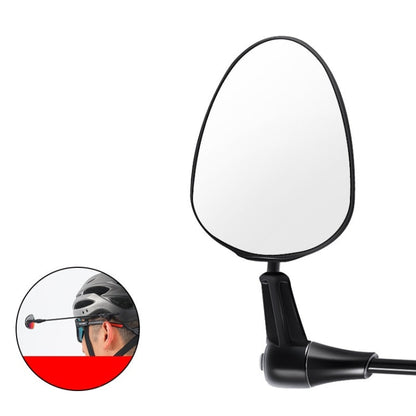 casco-per-bici-da-strada-di-montagna-west-biking-mini-specchietto-retrovisore-convesso-riflettente-convex-rearview-mirror - immagine 2