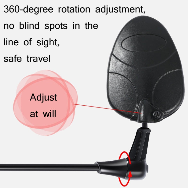 casco-per-bici-da-strada-di-montagna-west-biking-mini-specchietto-retrovisore-convesso-riflettente-convex-rearview-mirror - immagine 3