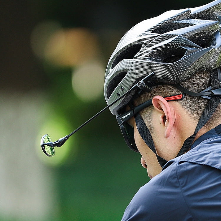 casco-per-bici-da-strada-di-montagna-west-biking-mini-specchietto-retrovisore-convesso-riflettente-convex-rearview-mirror - immagine 6