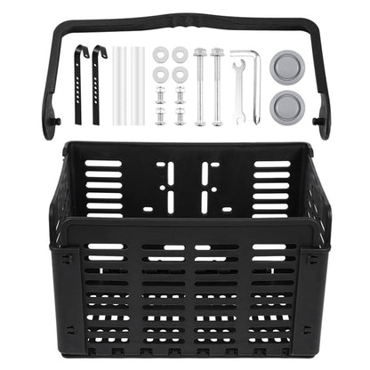 WEST BIKING Cestino per bicicletta Cestino pieghevole a sgancio rapido Cestino per alimenti portatile, WEST BIKING Bicycle Food Basket