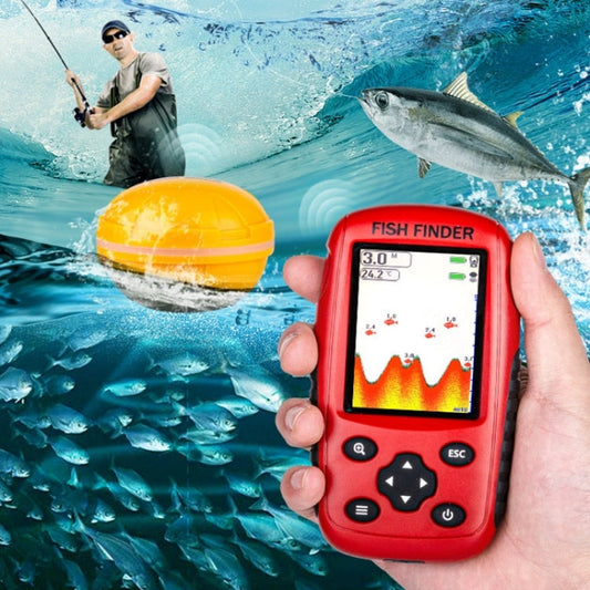 Schermo a colori HD Ricarica USB Dot Matrix Fish Finder ， Consegna colore casuale, HD Screen Fish Finder