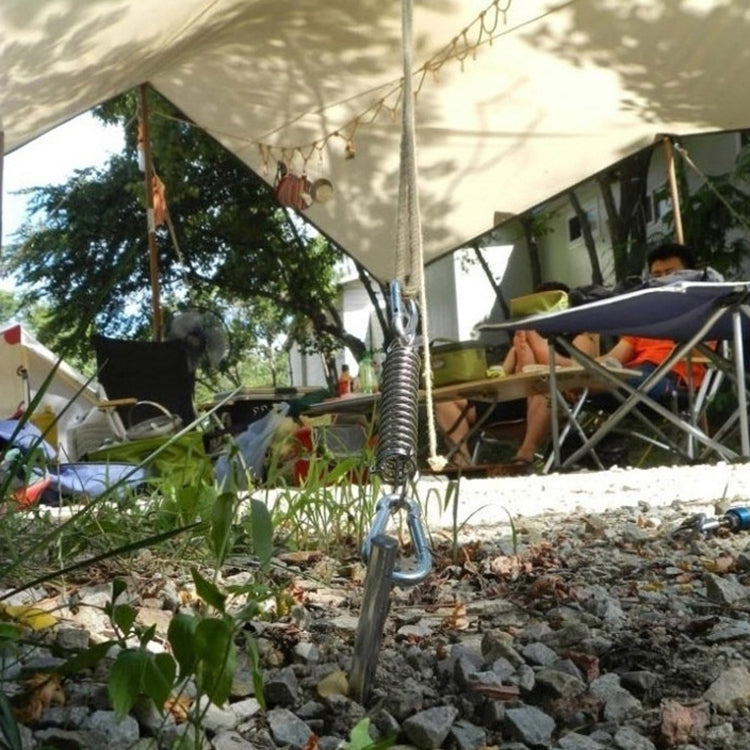 Set di 8 Fibbia per Tenda in Acciaio Resistente per Campeggio