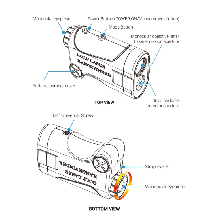 apexel-telemetro-telescopio-laser-a-infrarossi-da-golf-da-1200-m-apl-lrm1200 - immagine 6