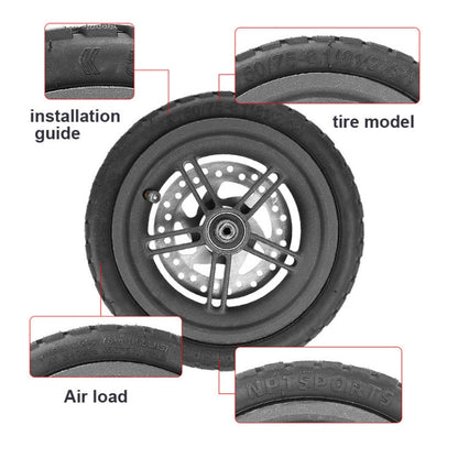 Pneumatico per vuoto tubeless fuoristrada da 2 pezzi da 8,5 pollici con ugello a gas per scooter elettrico Xiaomi M365/Pro/1S, 8.5 Inch Off-Road Tire