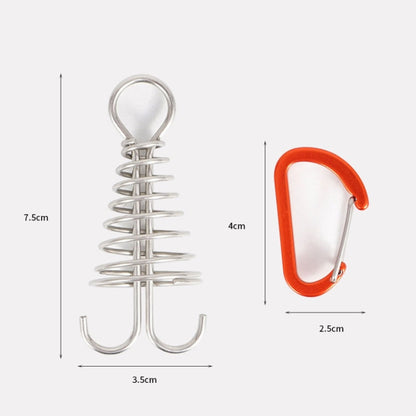 Set di 10 Ganci Octopus in Acciaio Inossidabile per Tende da
