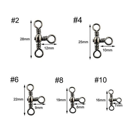 anelli-da-pesca-in-acciaio-inossidabile-girevoli-a-tre-punte-115 - immagine 3