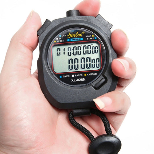 XINLONG XL-026N Cronometro elettronico a doppia fila 10 memorie Display a grande schermo Timer arbitro, XL-026N
