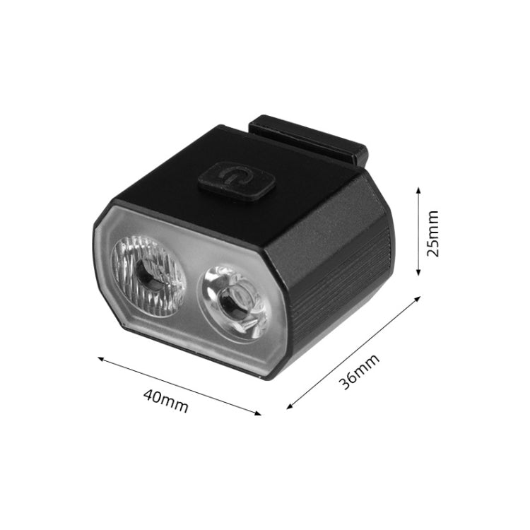 Faro per Bicicletta con Doppia Lampada T6 e 16 Fanali LED Posteriori