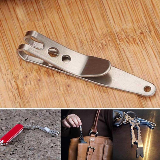 clip-di-sospensione-portachiavi-borsa-edc-5pcs-con-moschettone-fibbia-portachiavi-in-metallo-strumento-esterno-in-acciaio-inossidabile - immagine 1