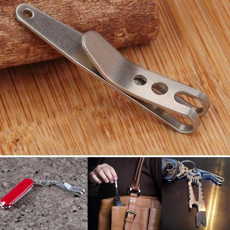 clip-di-sospensione-portachiavi-borsa-edc-5pcs-con-moschettone-fibbia-portachiavi-in-metallo-strumento-esterno-in-acciaio-inossidabile - immagine 3