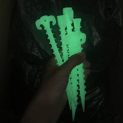 Set di 10 Pioli Luminosi per Tenda da Campeggio - Accessori per